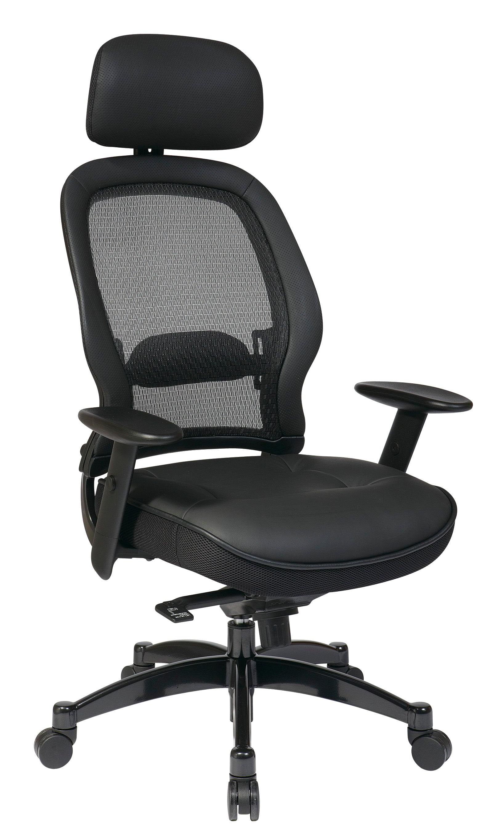 Professional Black Breathable Mesh Back Chair