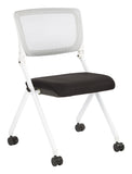 Folding Chair With Breathable Mesh Back 2-Pack