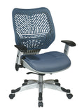 Unique Self Adjusting Blue Mist SpaceFlex Back Managers Chair