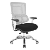 Breathable White Vertical Mesh Chair