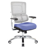Breathable White Vertical Mesh Chair