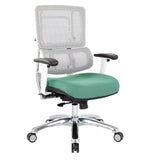 Breathable White Vertical Mesh Chair