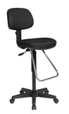 Economical Chair with Chrome Teardrop Footrest