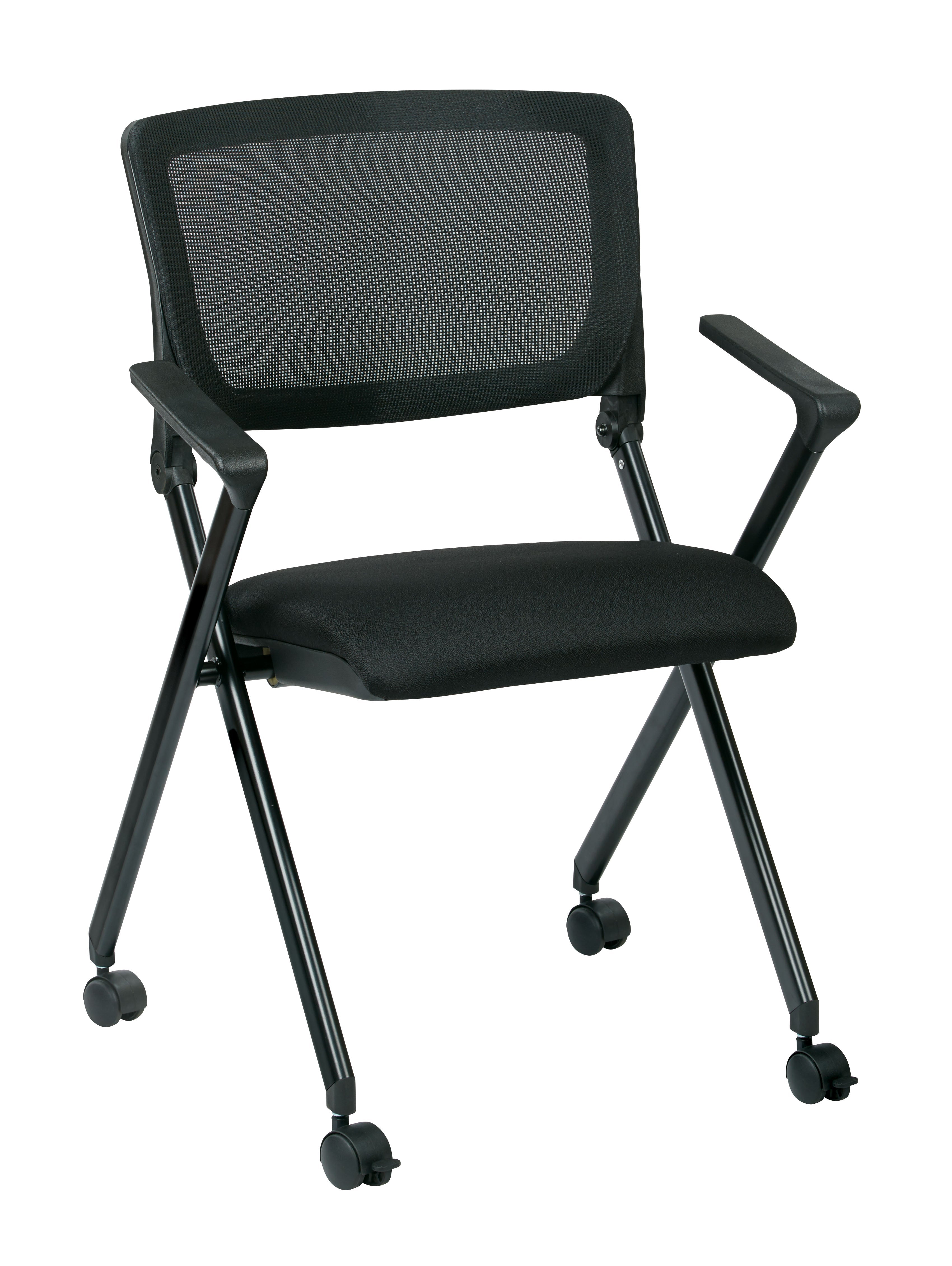 Folding Chair with breathable Mesh Back (2-PK)