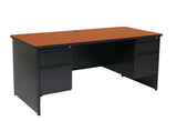 Metal Desk Double Pedestal 68"X32"