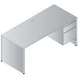 Metal Desk Right Pedestal 66"X30"