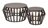 Solana 2 Piece Set Round Accent Tables